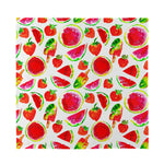 Summer Fruits Watermelon Pattern Print Silk Bandana