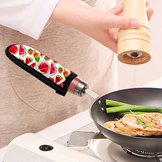 Summer Fruits Watermelon Pattern Print Skillet Handle Cover