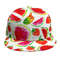 Summer Fruits Watermelon Pattern Print Snapback Cap