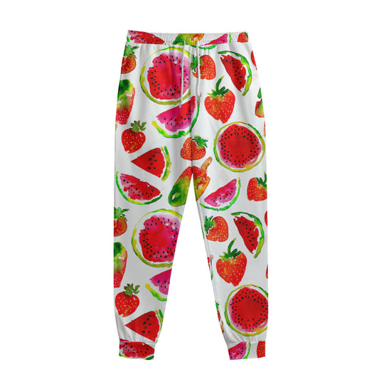 Summer Fruits Watermelon Pattern Print Sweatpants