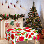 Summer Fruits Watermelon Pattern Print Tablecloth