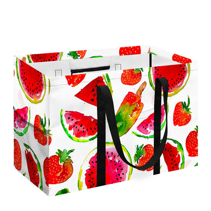 Summer Fruits Watermelon Pattern Print Utility Tote Bag