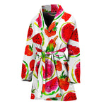 Summer Fruits Watermelon Pattern Print Women's Bathrobe