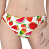 Summer Fruits Watermelon Pattern Print Women's Thong