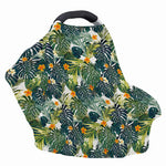 Summer Hawaiian Leaves Pattern Print Baby Seat Cover