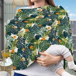 Summer Hawaiian Leaves Pattern Print Baby Seat Cover