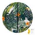 Summer Hawaiian Leaves Pattern Print Basketball