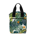 Summer Hawaiian Leaves Pattern Print Bible Tote Bag