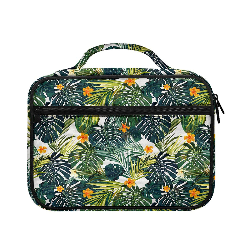 Summer Hawaiian Leaves Pattern Print Briefcase Bible Bag
