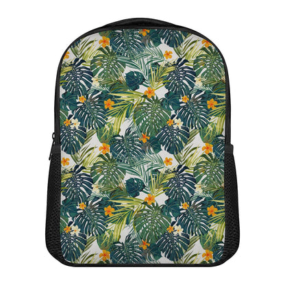 Summer Hawaiian Leaves Pattern Print Casual Backpack