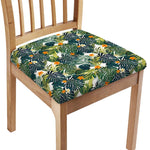 Summer Hawaiian Leaves Pattern Print Chair Cushion Cover
