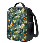 Summer Hawaiian Leaves Pattern Print Crossbody Lunch Bag