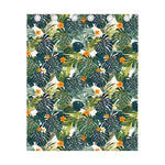 Summer Hawaiian Leaves Pattern Print Curtain