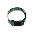 Summer Hawaiian Leaves Pattern Print Dog Collar