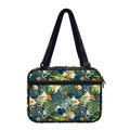 Summer Hawaiian Leaves Pattern Print Double Strap Bible Bag