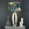 Summer Hawaiian Leaves Pattern Print Drum Lamp Shade