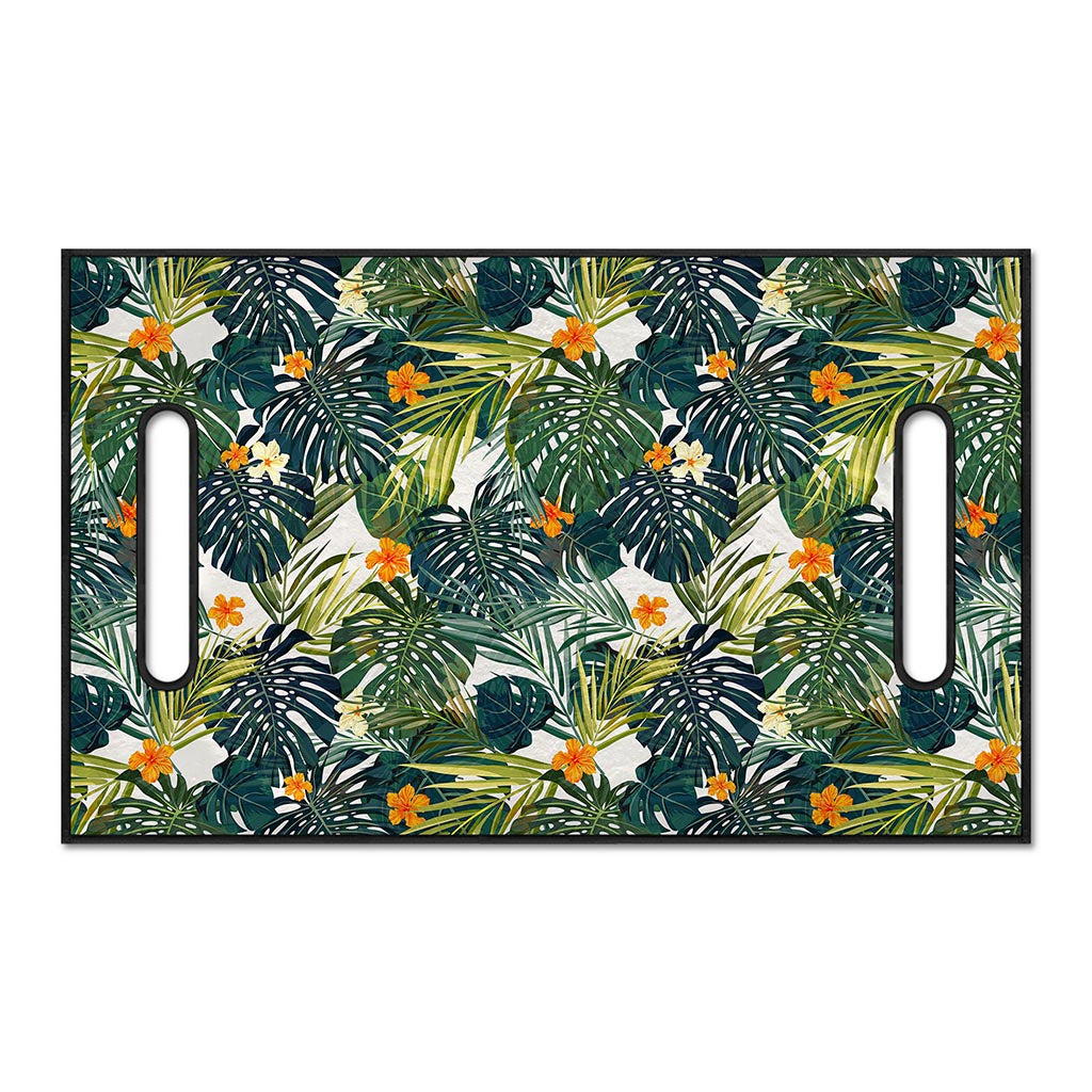 Summer Hawaiian Leaves Pattern Print Golf Cart Seat Cover