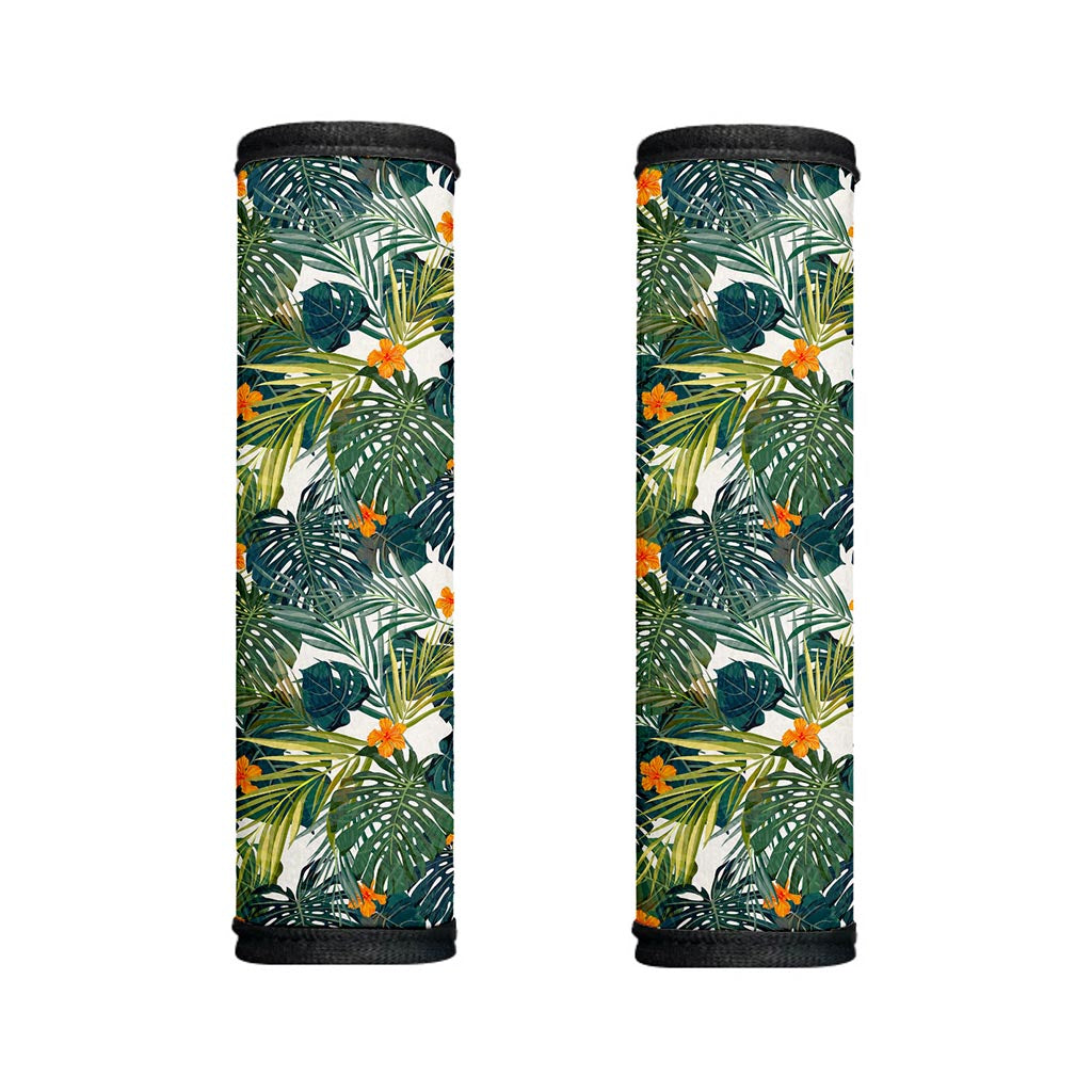 Summer Hawaiian Leaves Pattern Print Handle Covers