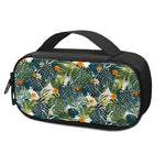 Summer Hawaiian Leaves Pattern Print Insulin Cooler Travel Case