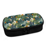 Summer Hawaiian Leaves Pattern Print Insulin Cooler Travel Case