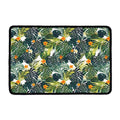 Summer Hawaiian Leaves Pattern Print Kitchen Mat