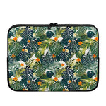 Summer Hawaiian Leaves Pattern Print Laptop Sleeve