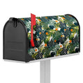 Summer Hawaiian Leaves Pattern Print Mailbox Cover