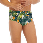 Summer Hawaiian Leaves Pattern Print Men's Briefs