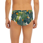 Summer Hawaiian Leaves Pattern Print Men's Briefs