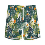 Summer Hawaiian Leaves Pattern Print Men's Sports Shorts
