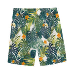 Summer Hawaiian Leaves Pattern Print Men's Sports Shorts