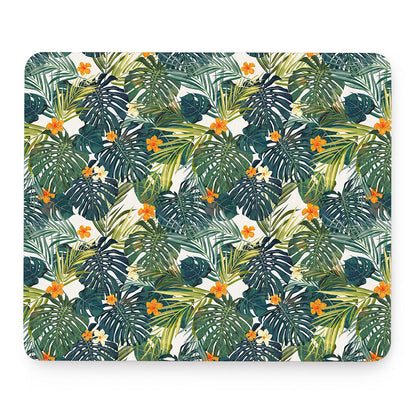 Summer Hawaiian Leaves Pattern Print Mouse Pad
