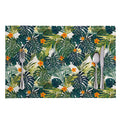 Summer Hawaiian Leaves Pattern Print Placemat