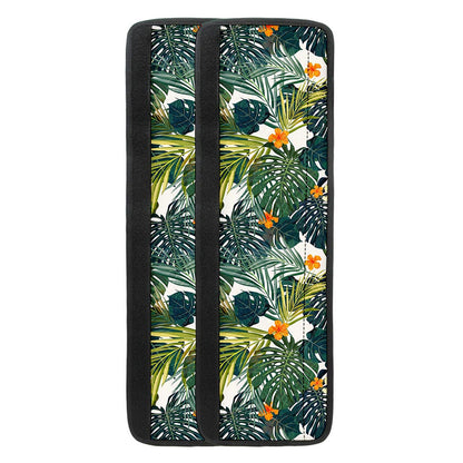 Summer Hawaiian Leaves Pattern Print Refrigerator Handle Covers