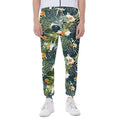 Summer Hawaiian Leaves Pattern Print Joggers