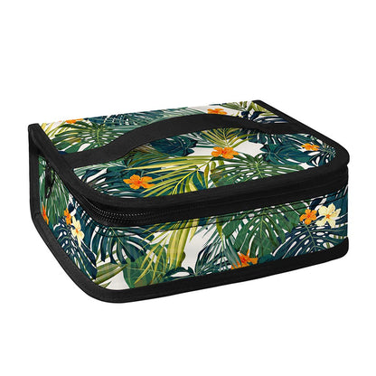 Summer Hawaiian Leaves Pattern Print Small Lunch Bag