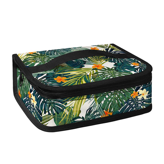 Summer Hawaiian Leaves Pattern Print Small Lunch Bag