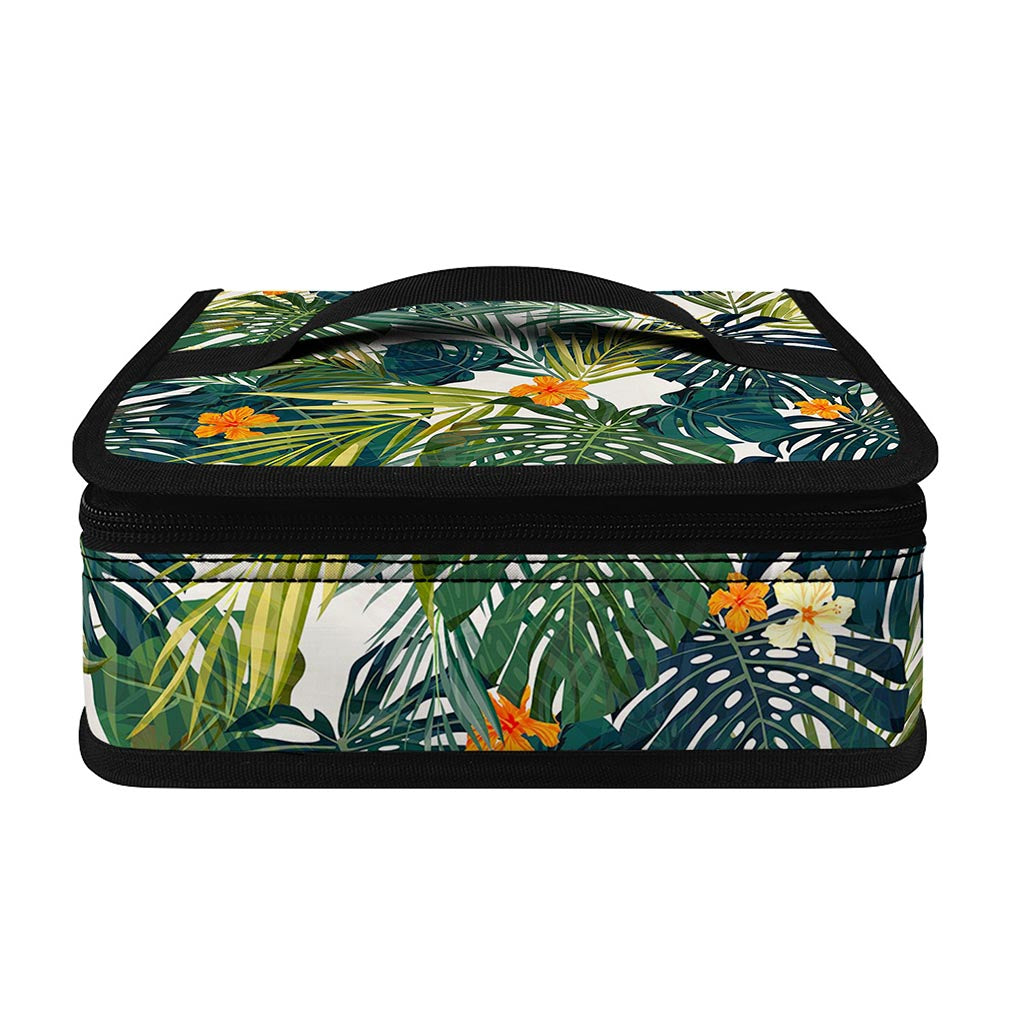 Summer Hawaiian Leaves Pattern Print Small Lunch Bag