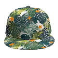 Summer Hawaiian Leaves Pattern Print Snapback Cap