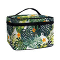 Summer Hawaiian Leaves Pattern Print Travel Makeup Bag