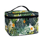 Summer Hawaiian Leaves Pattern Print Travel Makeup Bag