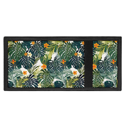 Summer Hawaiian Leaves Pattern Print Trifold Wallet