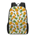 Summer Pineapple Pattern Print 17 Inch Backpack