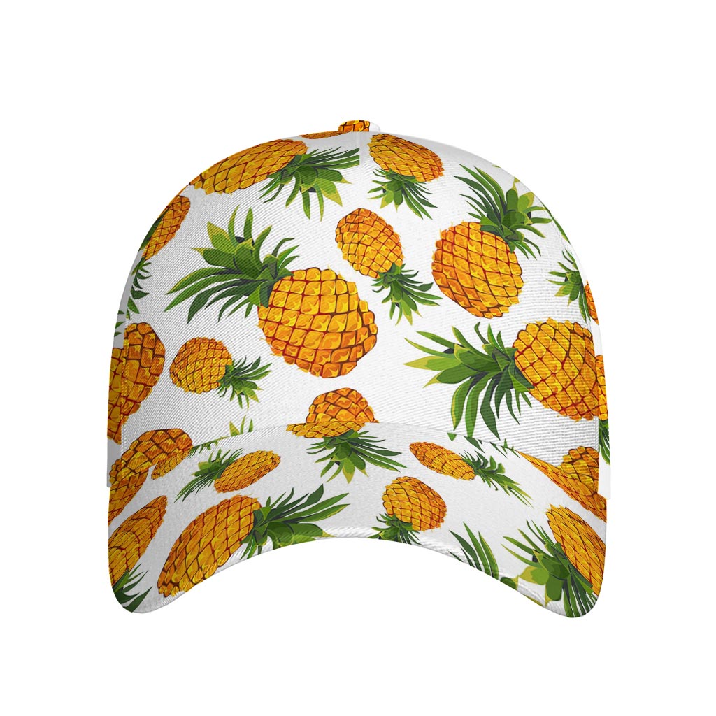 Summer Pineapple Pattern Print Baseball Cap