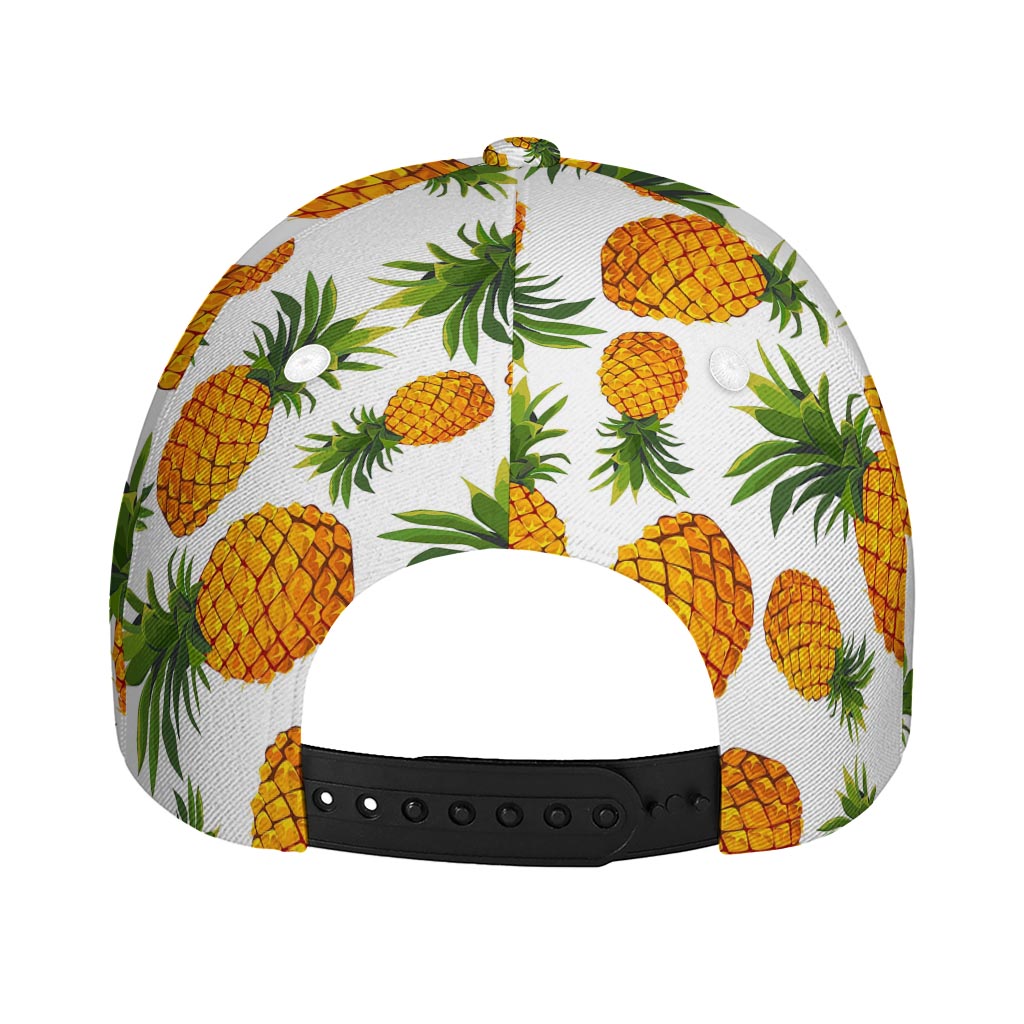 Summer Pineapple Pattern Print Baseball Cap