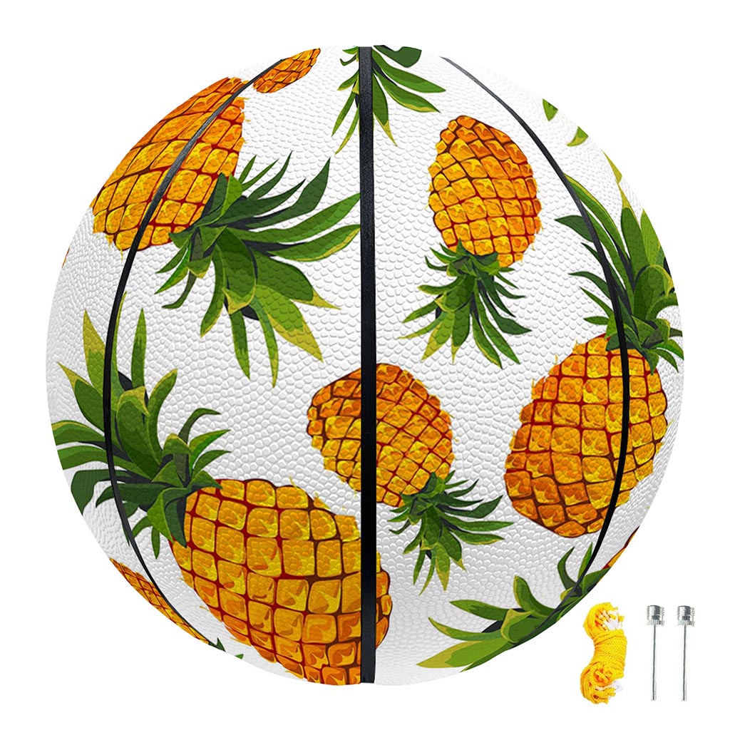 Summer Pineapple Pattern Print Basketball