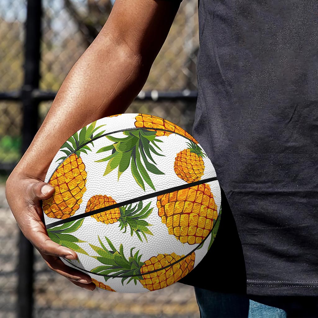 Summer Pineapple Pattern Print Basketball