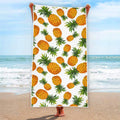 Summer Pineapple Pattern Print Beach Towel
