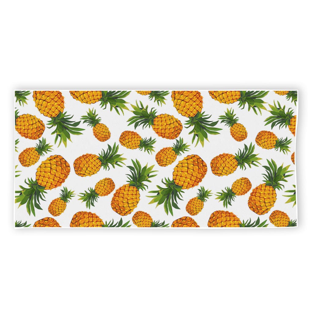 Summer Pineapple Pattern Print Beach Towel