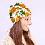 Summer Pineapple Pattern Print Beanie